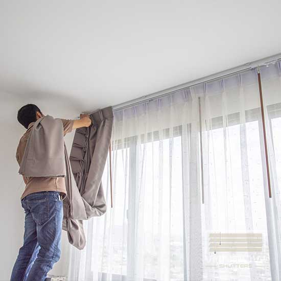 Curtains Fixing And Installation