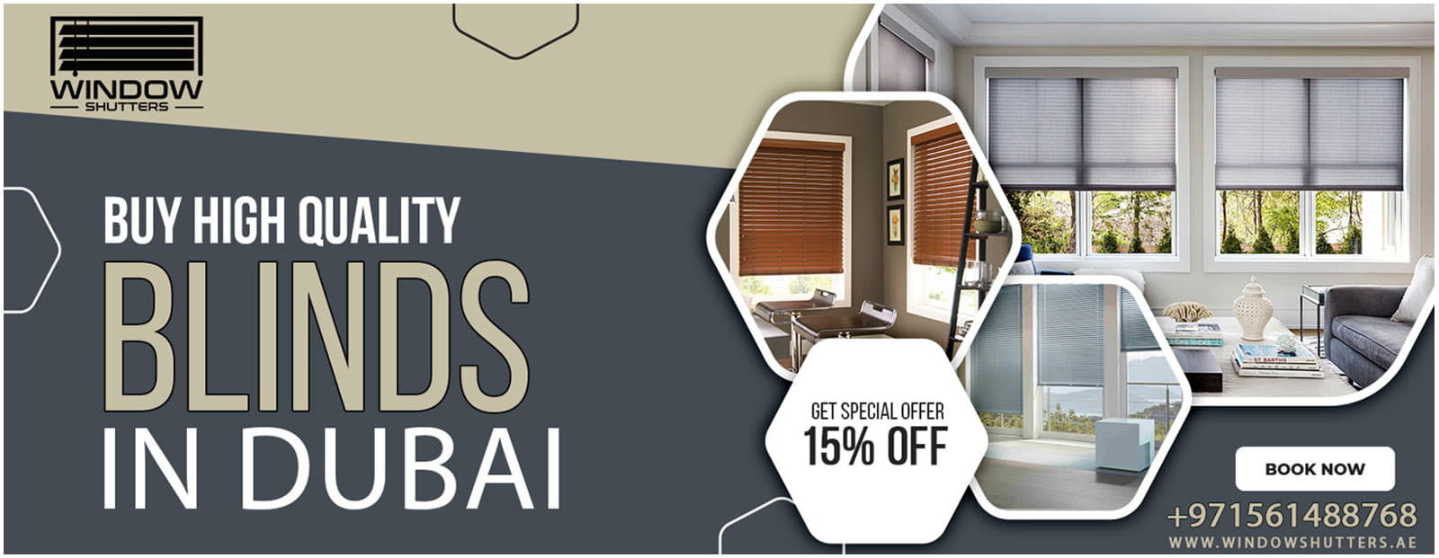 Buy modern blinds Dubai online