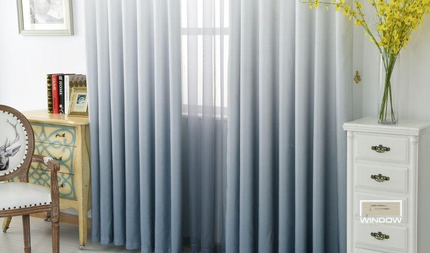 Multi-shaded curtains