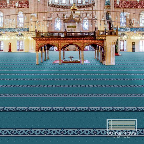Durable mosque carpet